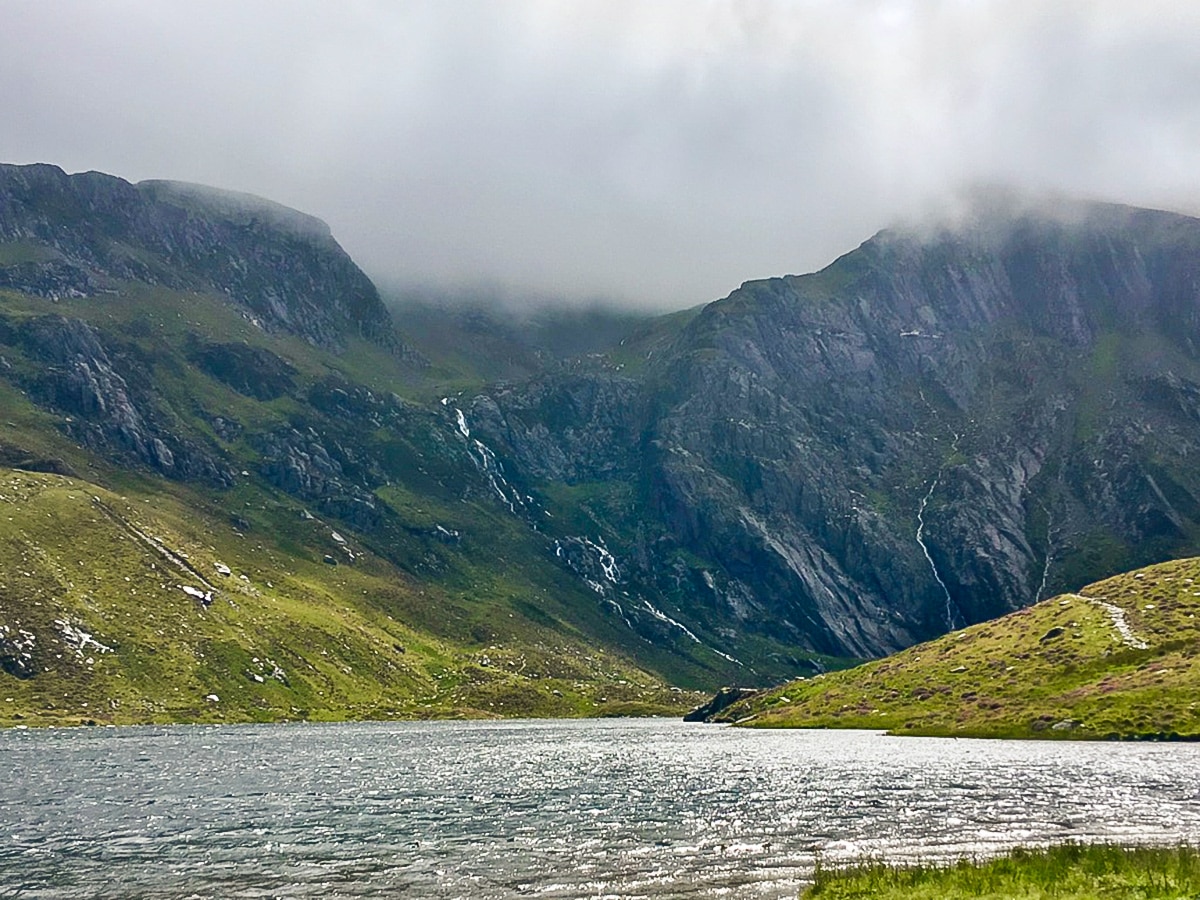 Lake Idwal on Cwm Idwal walk in Snowdonia, Wales