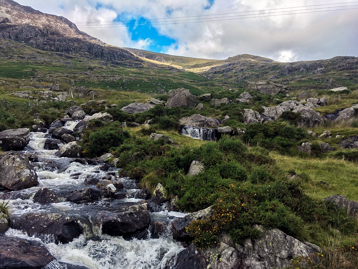 Tal y Llyn Ogwen on Llyn Ogwen walk in Snowdonia, Wales