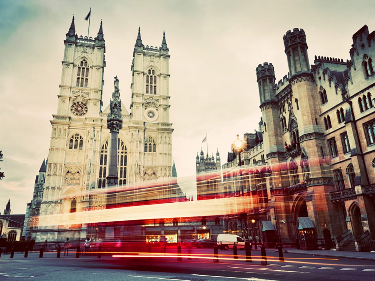 Westminster Abbey on Waterloo to Westminster walking tour in London, England