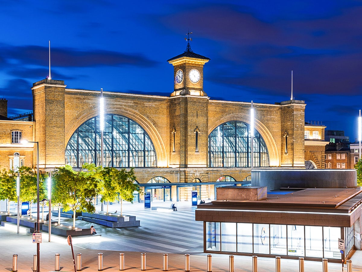 King's Cross Station on King’s Cross to the City of London walking tour in London, England