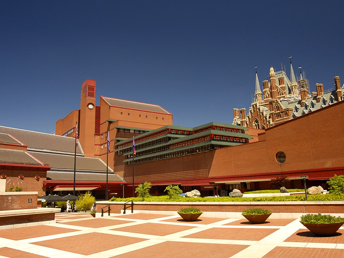 British Library on King’s Cross to the City of London walking tour in London, England