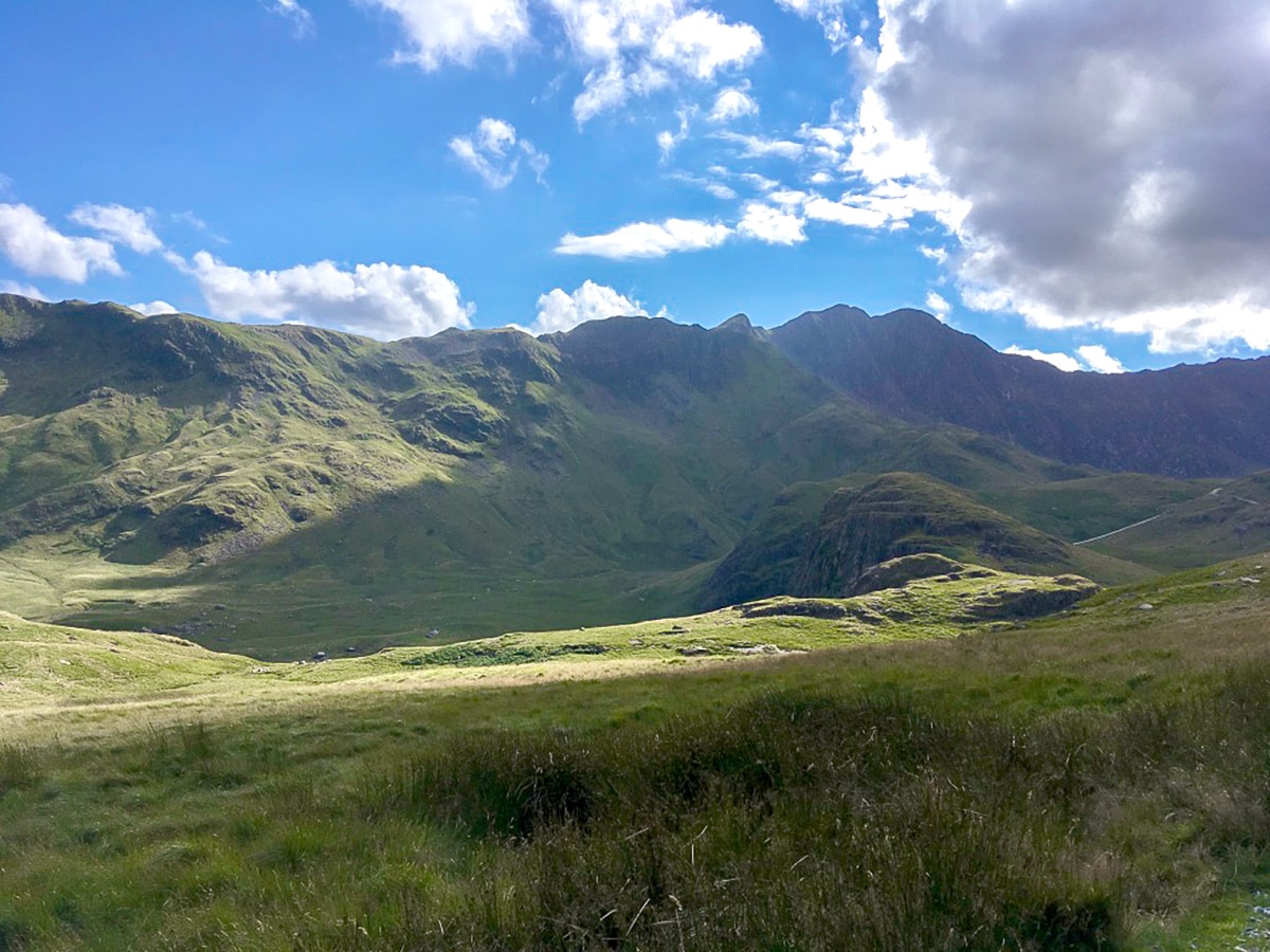 Lliwedd Ridge on Snowdon Horseshoe hike in Wales