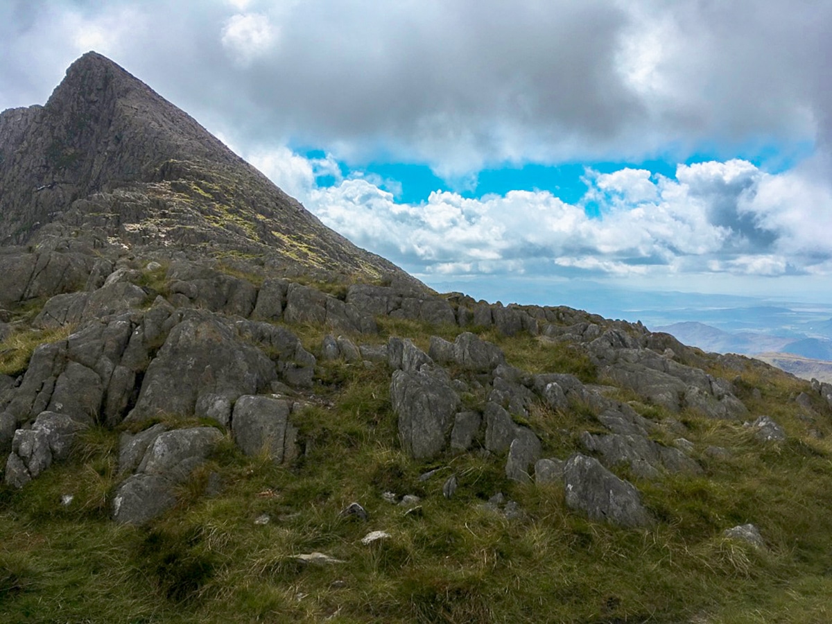 Y Lliwedd on Snowdon via the Watkin hike in Snowdonia National Park