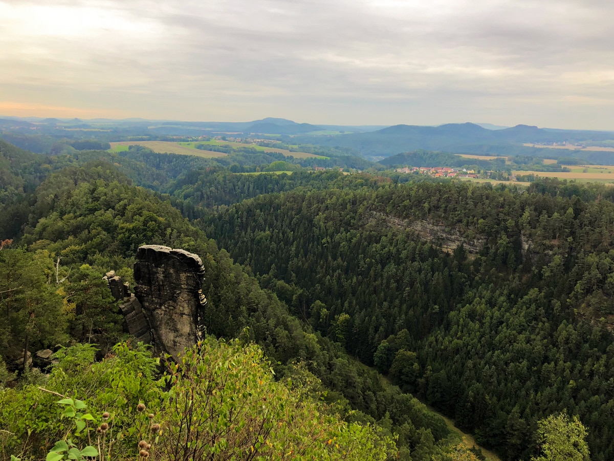 Malerweg hike in Germany has beautiful views