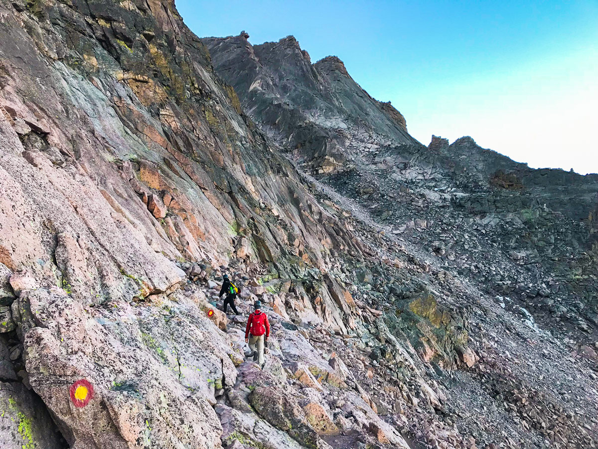 Longs Peak scramble in Rocky Mountain National Park requires endurance and determination