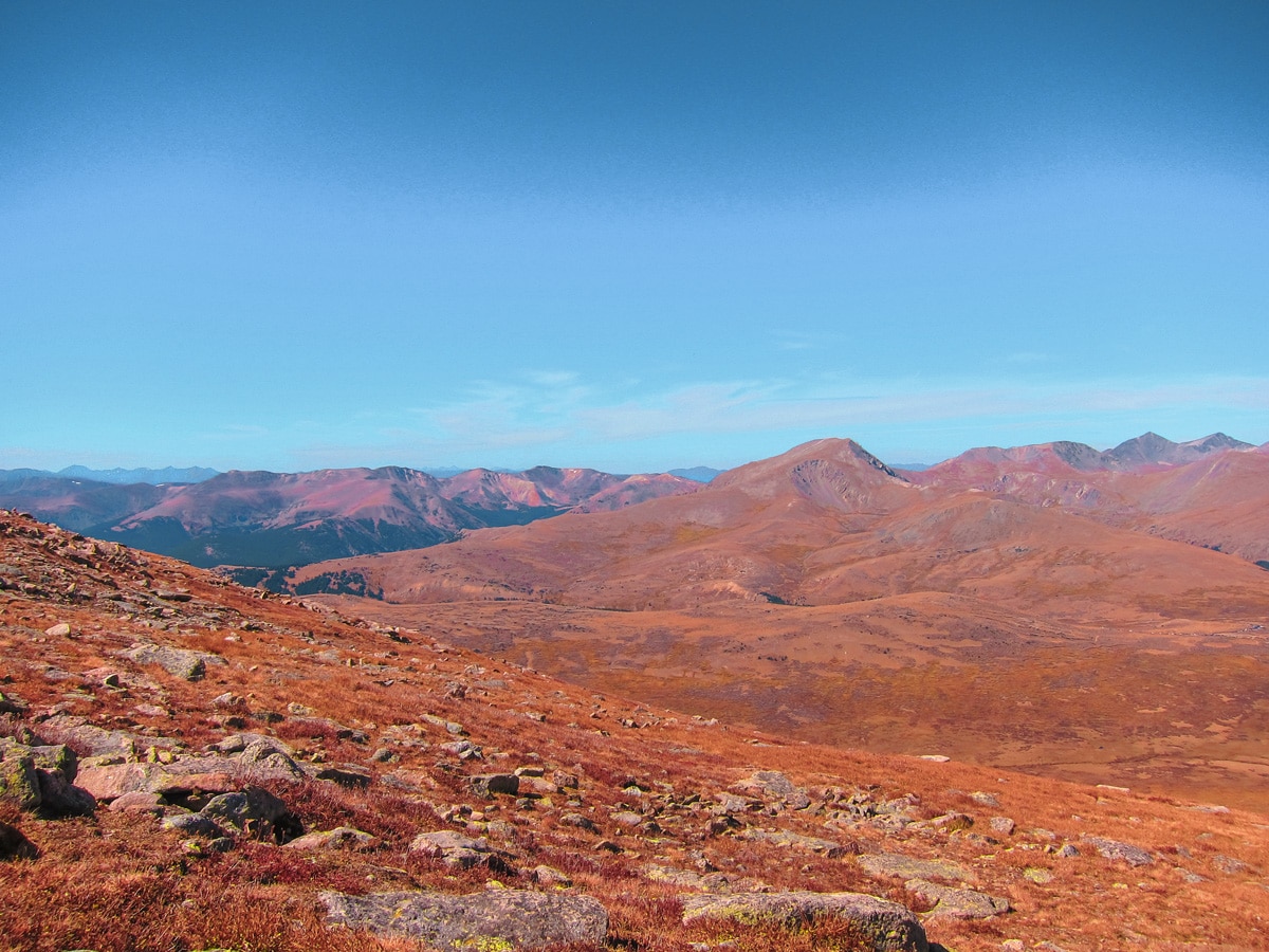 Great scenery on Mount Bierstadt hike in Denver, Colorado