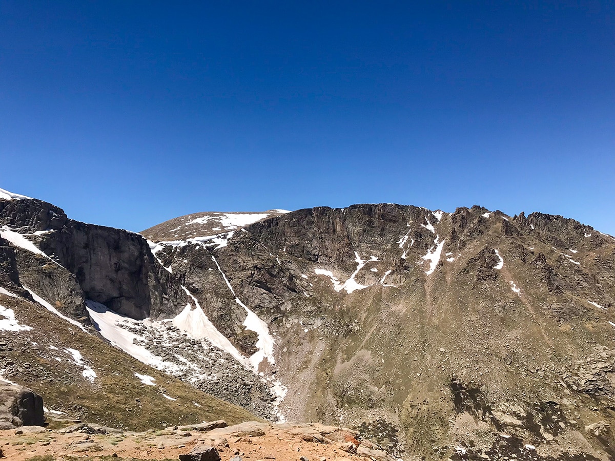 Mount Evans hike in Denver has beautiful ridge views
