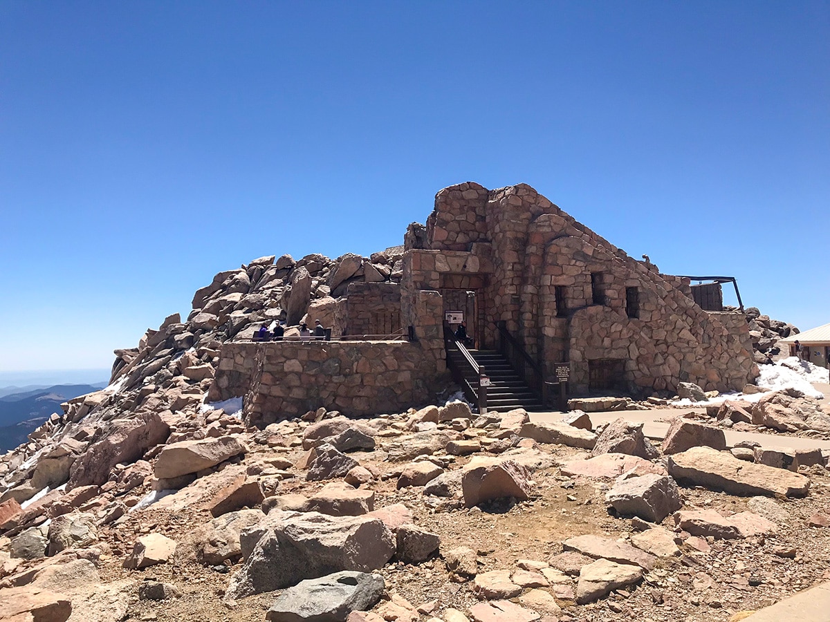 Building on Mount Evans hike in Denver, Colorado