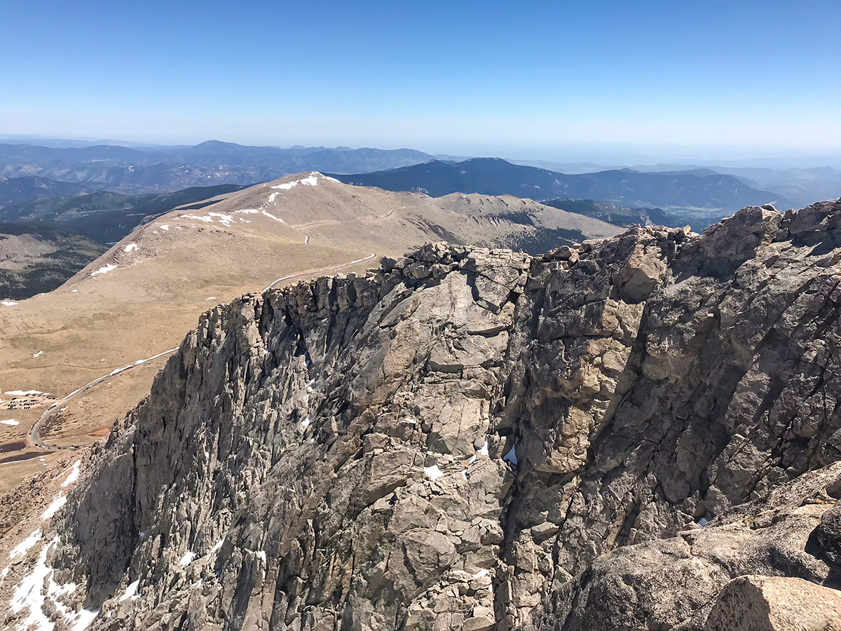 Expansive views from Mount Evans hike in Denver, Colorado