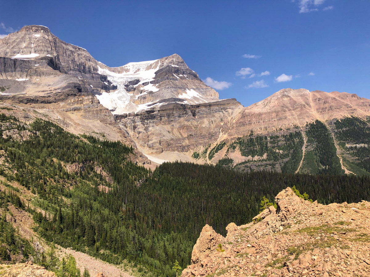 Stunning scenery on Ball Pass hike in Kootenay National Park, British Columbia