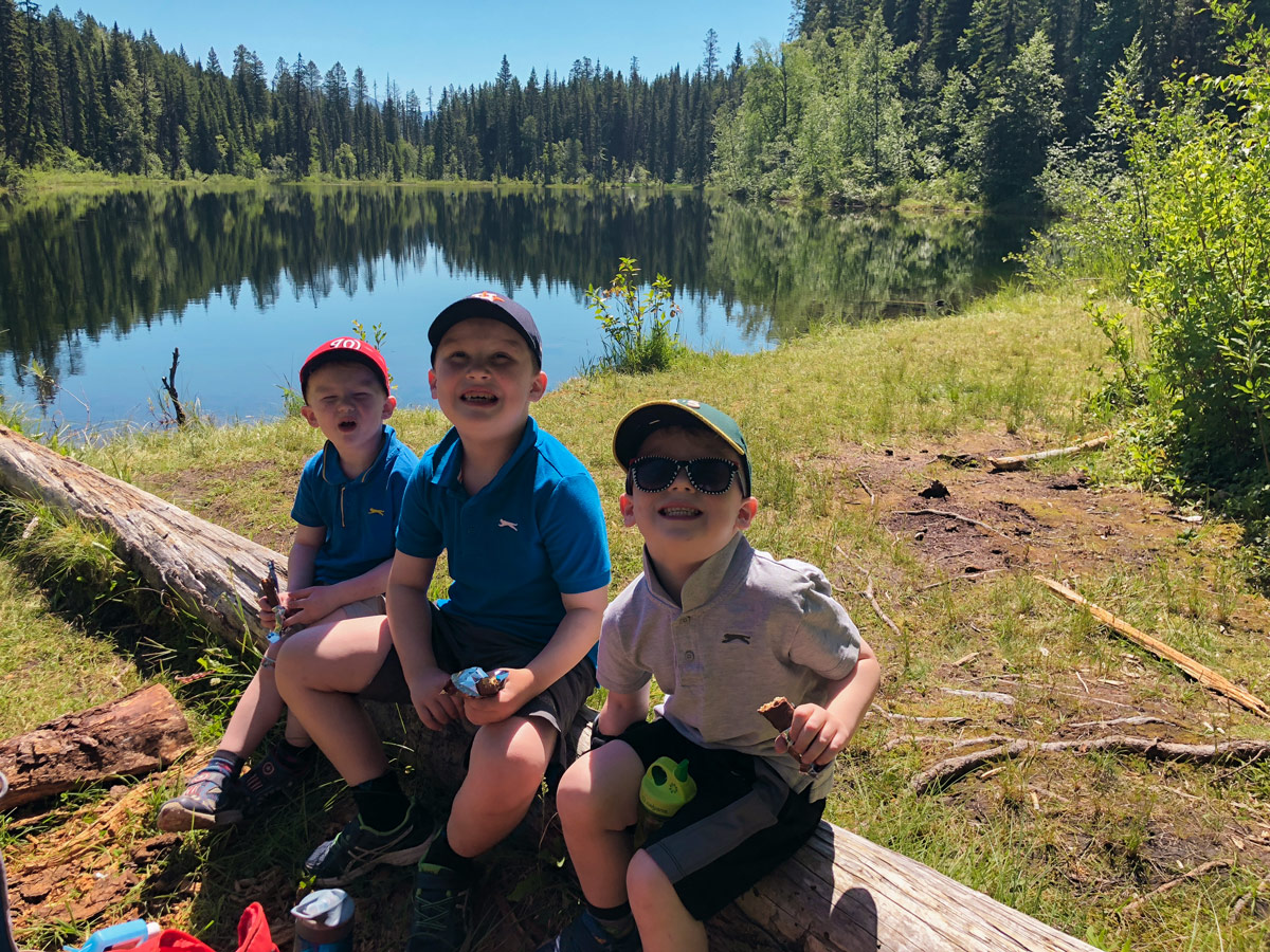 Amazing views on Cobb Lake hike in Kootenay National Park