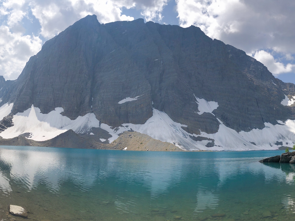 Amazing views along Floe Lake hike in Kootenay National Park, the Canadian Rockies