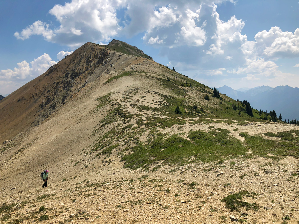 Panoramic views on Kindersley-Sinclair Loop hike in Kootenay National Park