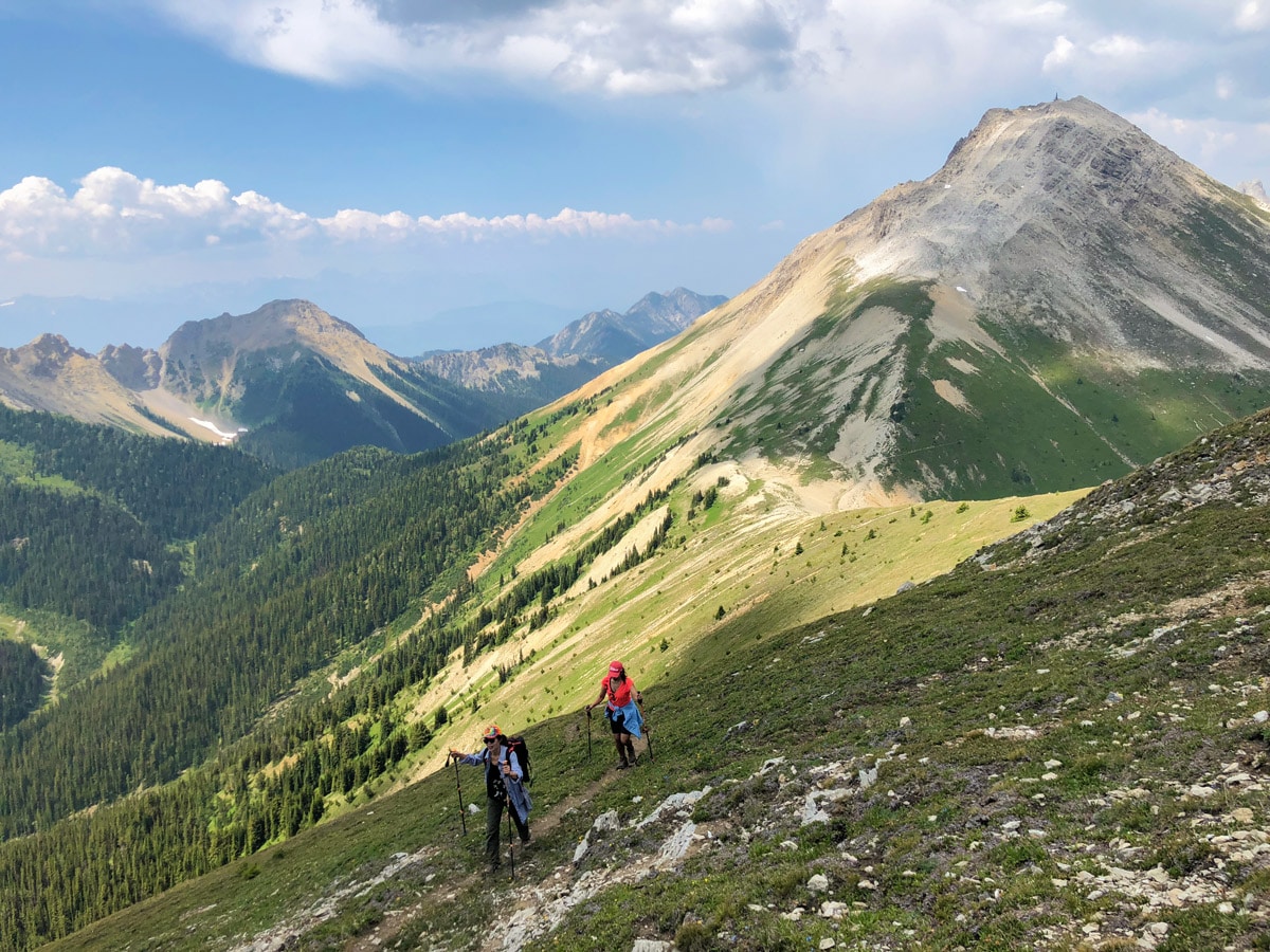 Pass on Kindersley-Sinclair Loop hike in Kootenay National Park