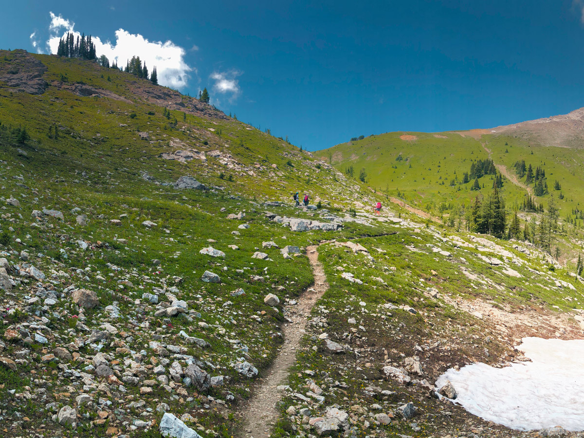 Kindersley-Sinclair Loop hike in Kootenay National Park has amazing panoramic scenery