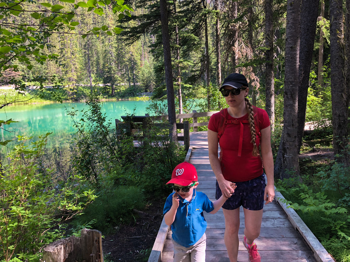 Olive Lake hike in Kootenay National Park is a family-friendly trail