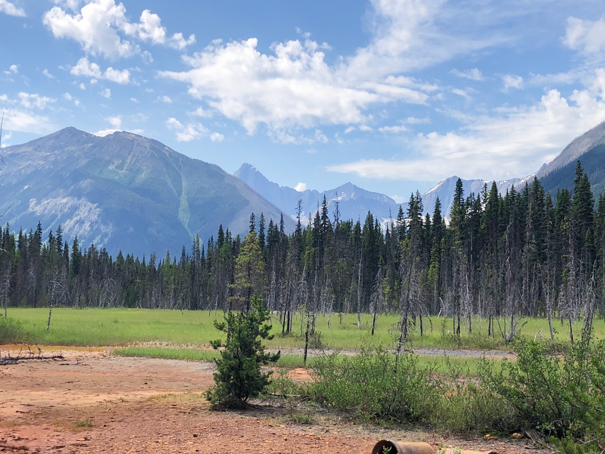 Beautiful scenery on Paint Pots hike in Kootenay National Park