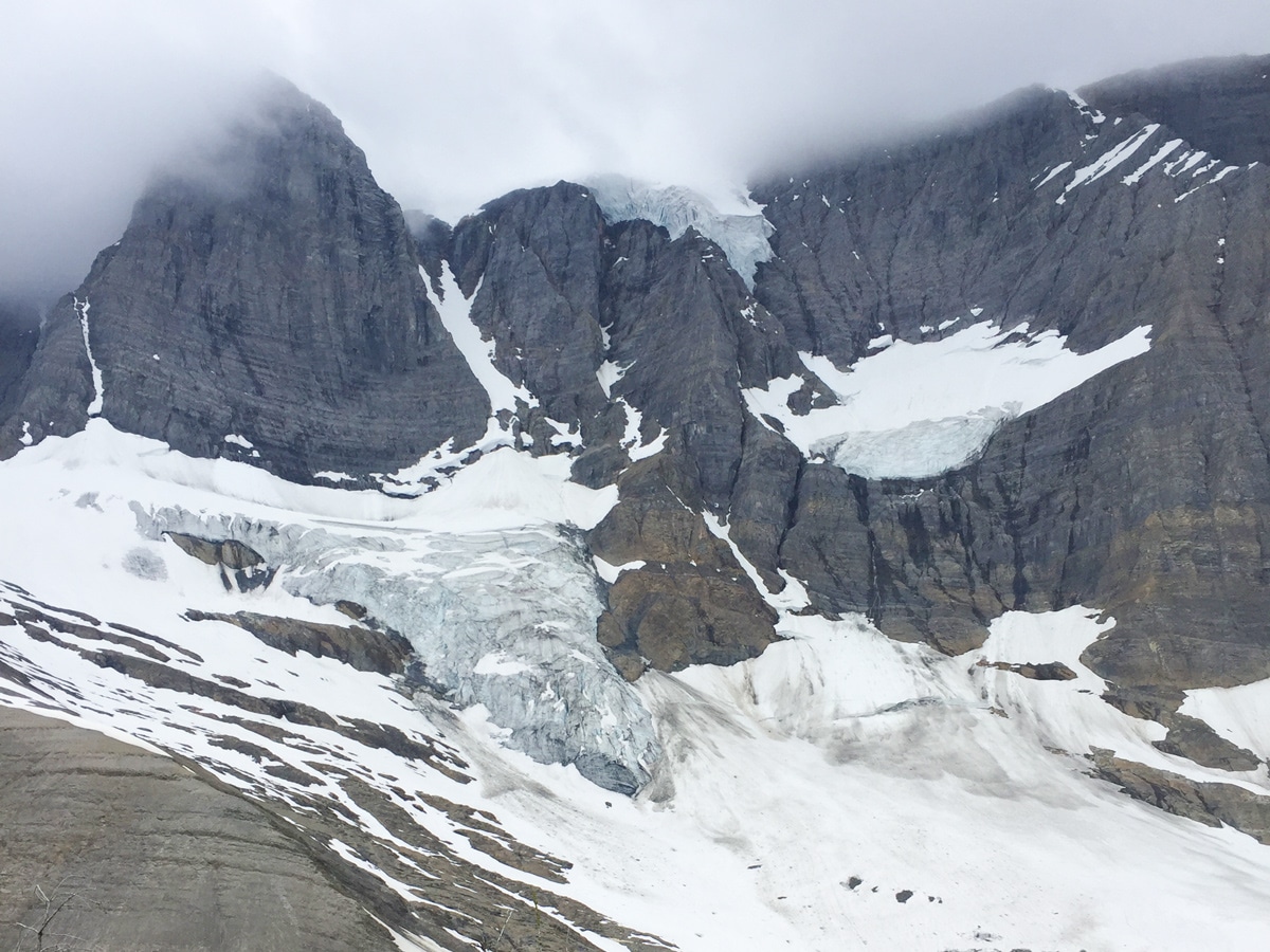 Rockwall backpacking trail in Kootenays National Park has beautiful glacier views