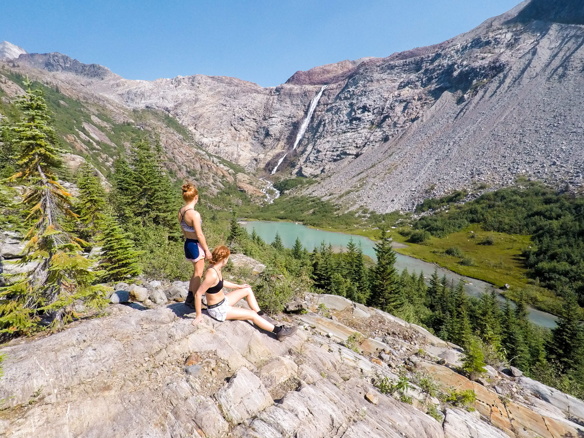 Great scenery on Macbeth Icefield hike in West Kootenays, Canada