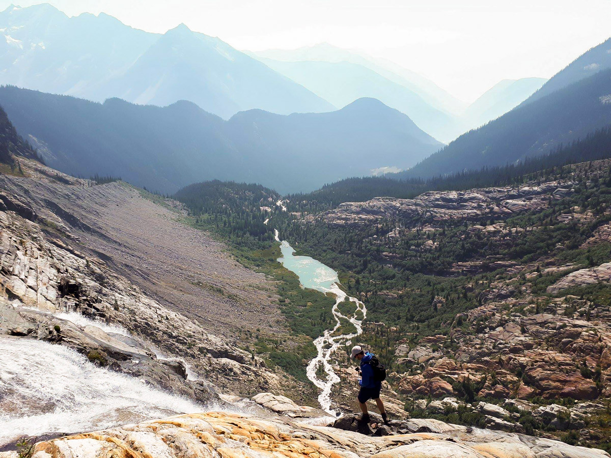 River begins there on Macbeth Icefield hike in West Kootenays