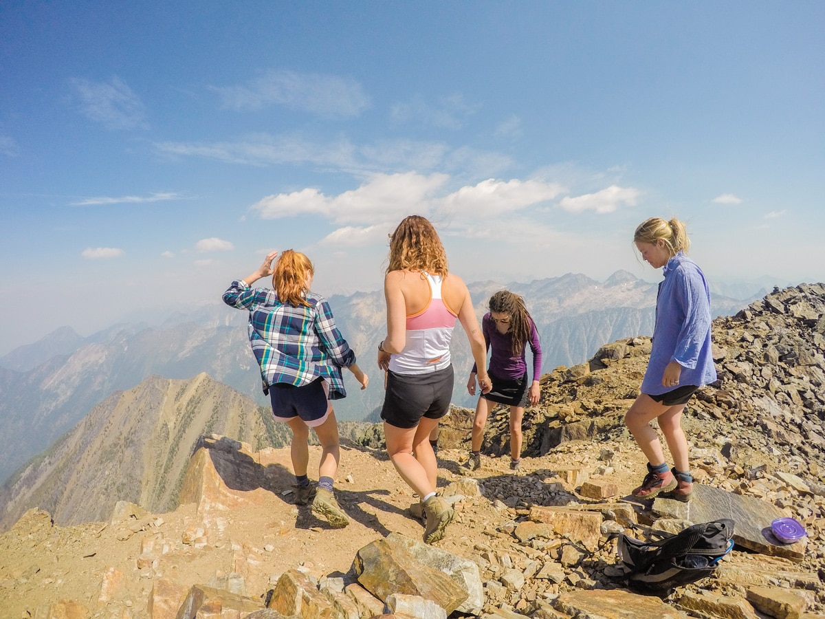 Mount Loki hike in West Kootenays has beautiful summit view