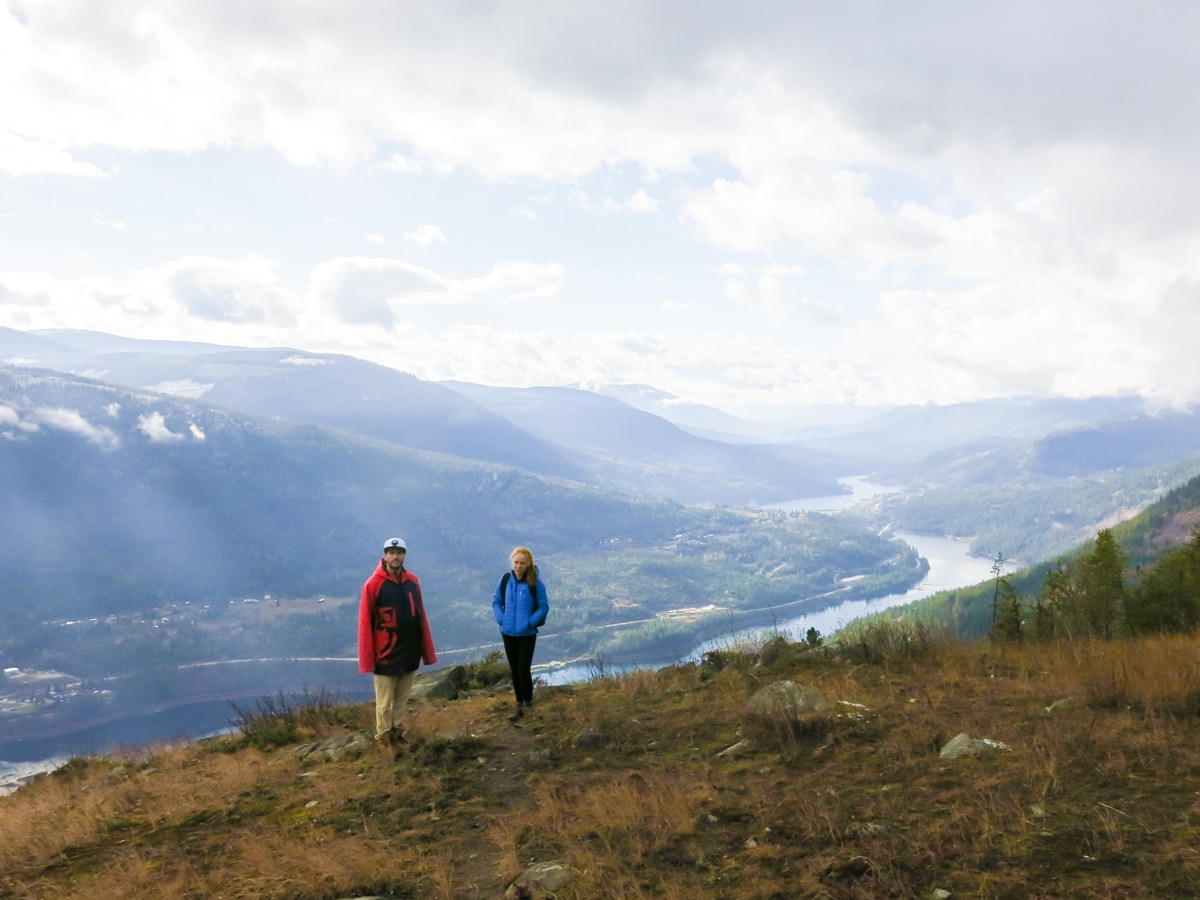 Pulpit Rock & the Flagpole hike in West Kootenays has pretty panorama from the top