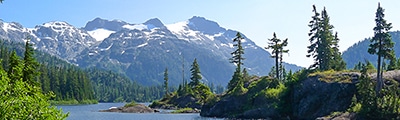 Adventure trails in British Columbia, Canada