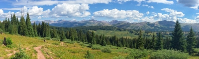 Hiking trails in Vail, Colorado