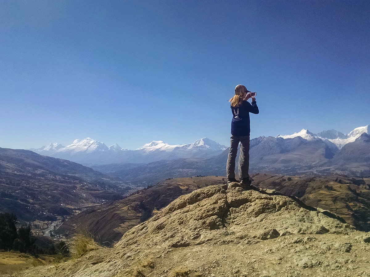 Day guided hike from Huaraz to Wilkacocha in Peru