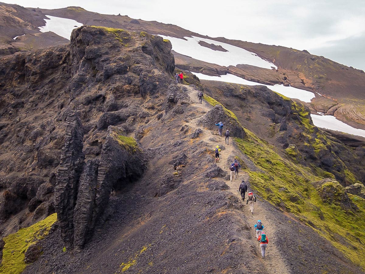 Crossing the Devils Crest on Iceland’s Laugavegur and Fimmvörðuháls trek