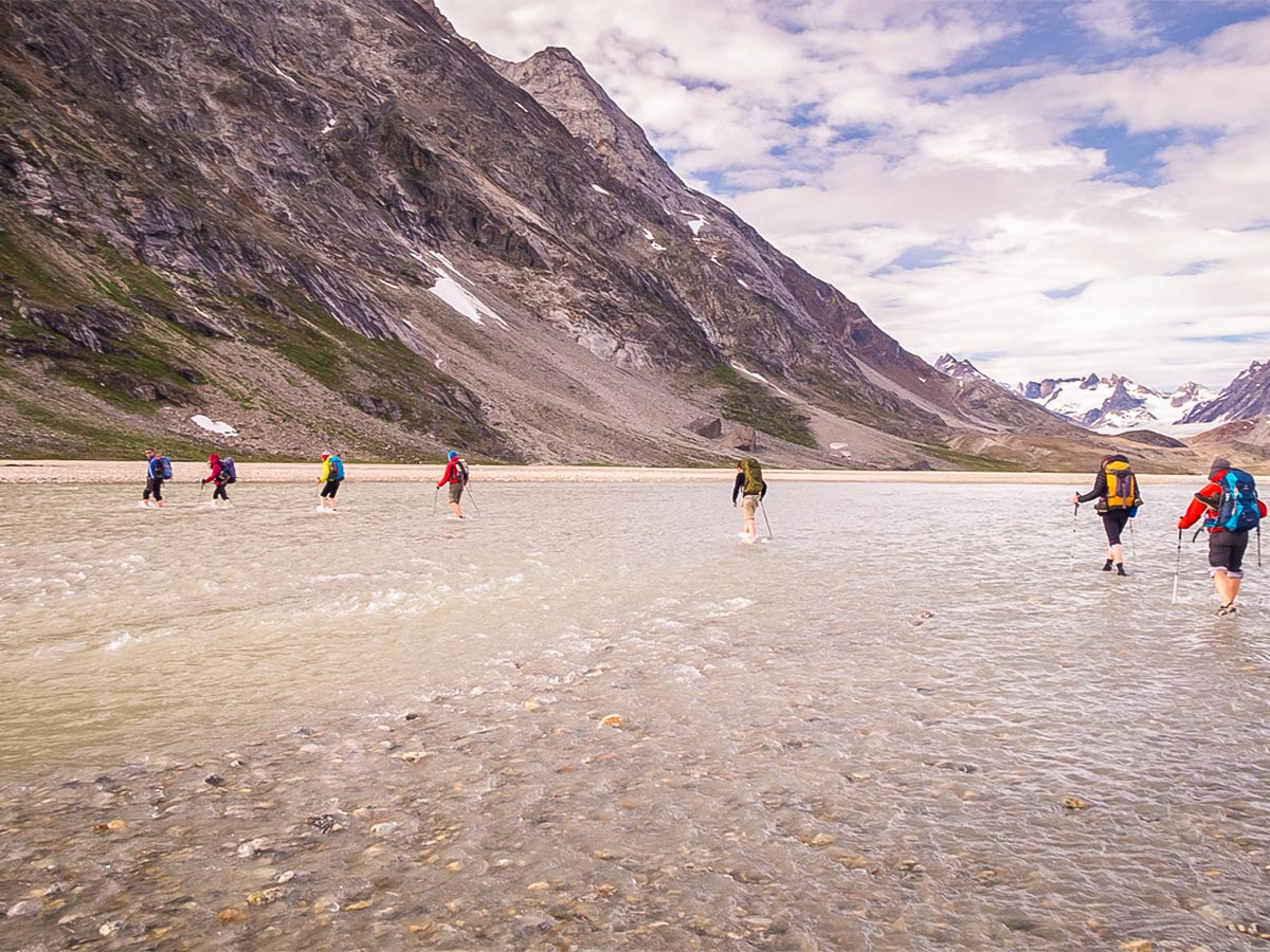 Glacial rivers on Greenland’s Unplugged Wilderness Trek