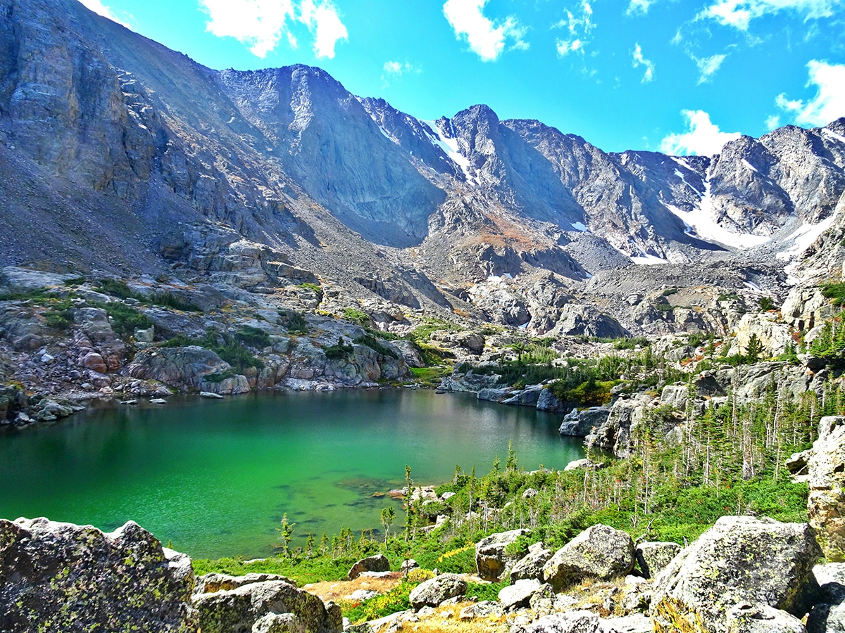 Sky Pond and Lake of Glass in Rocky Mountain National Park (Colorado) is one of 10 best hikes in the United States