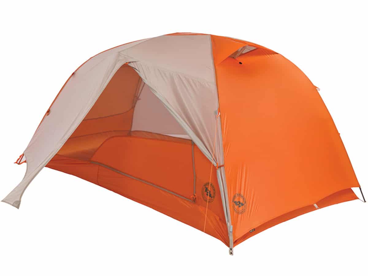Big Agnes Copper Spur 2 Platinum Tent with fly open