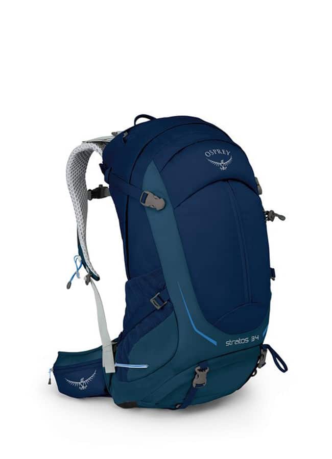 Osprey Stratos 34L Backpack in blue colour