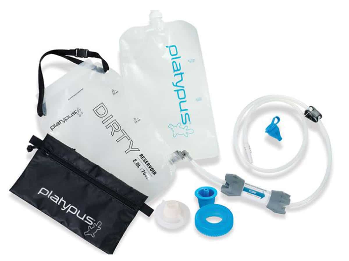 Platypus GravityWorks 2.0 Water Filter kit, what's included
