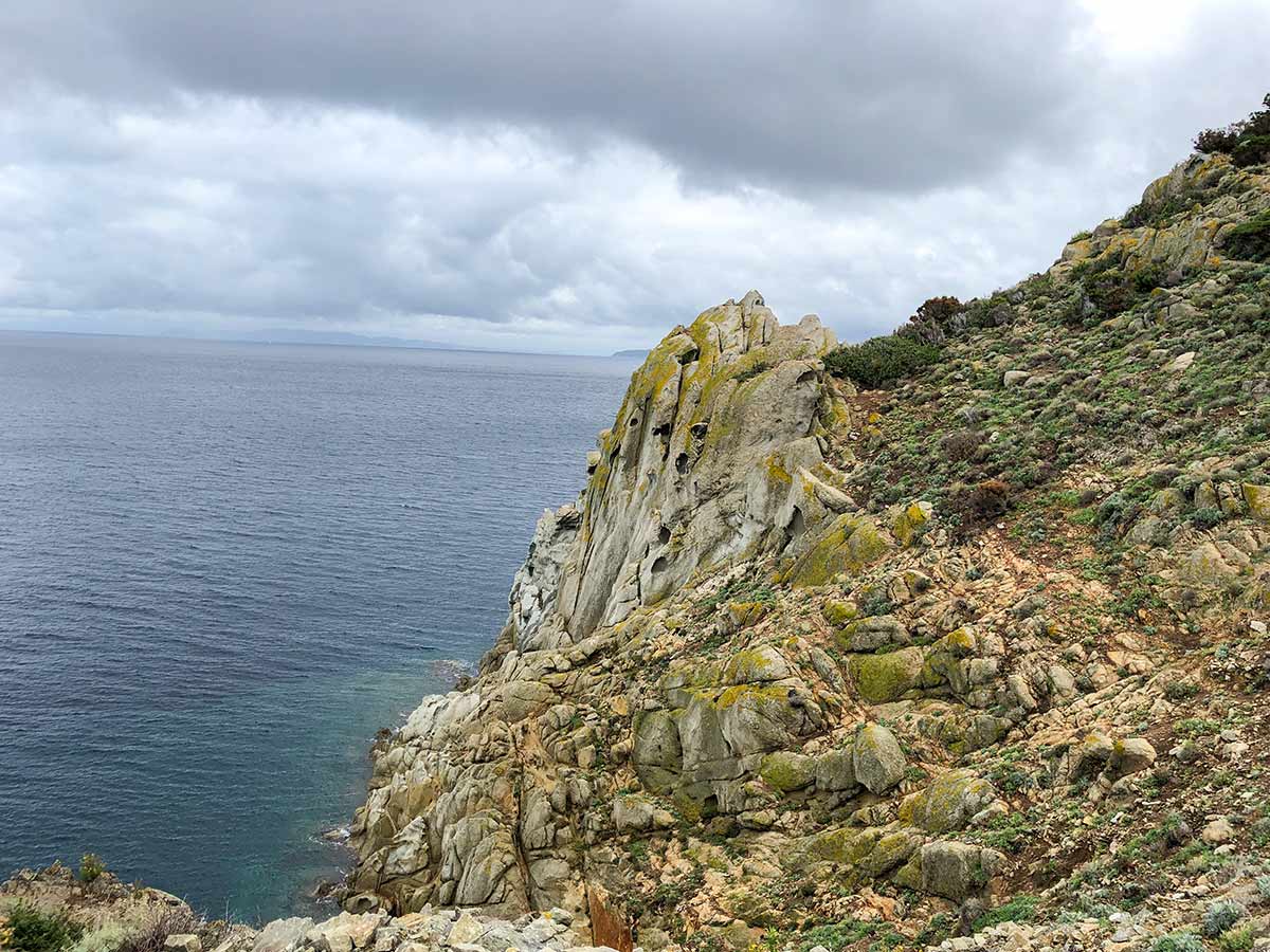 Enfola Peninsula Hike in Elba Island takes you through the trail along the beautiful cliffs