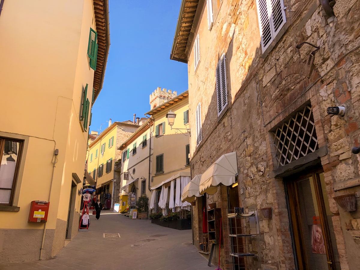 Architecture along the trail of Radda Loop walk in Tuscany, Italy