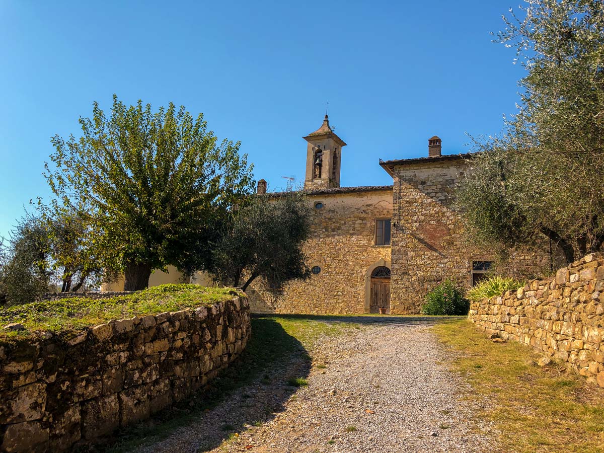 Beautiful architecture near Radda on Radda circular walk