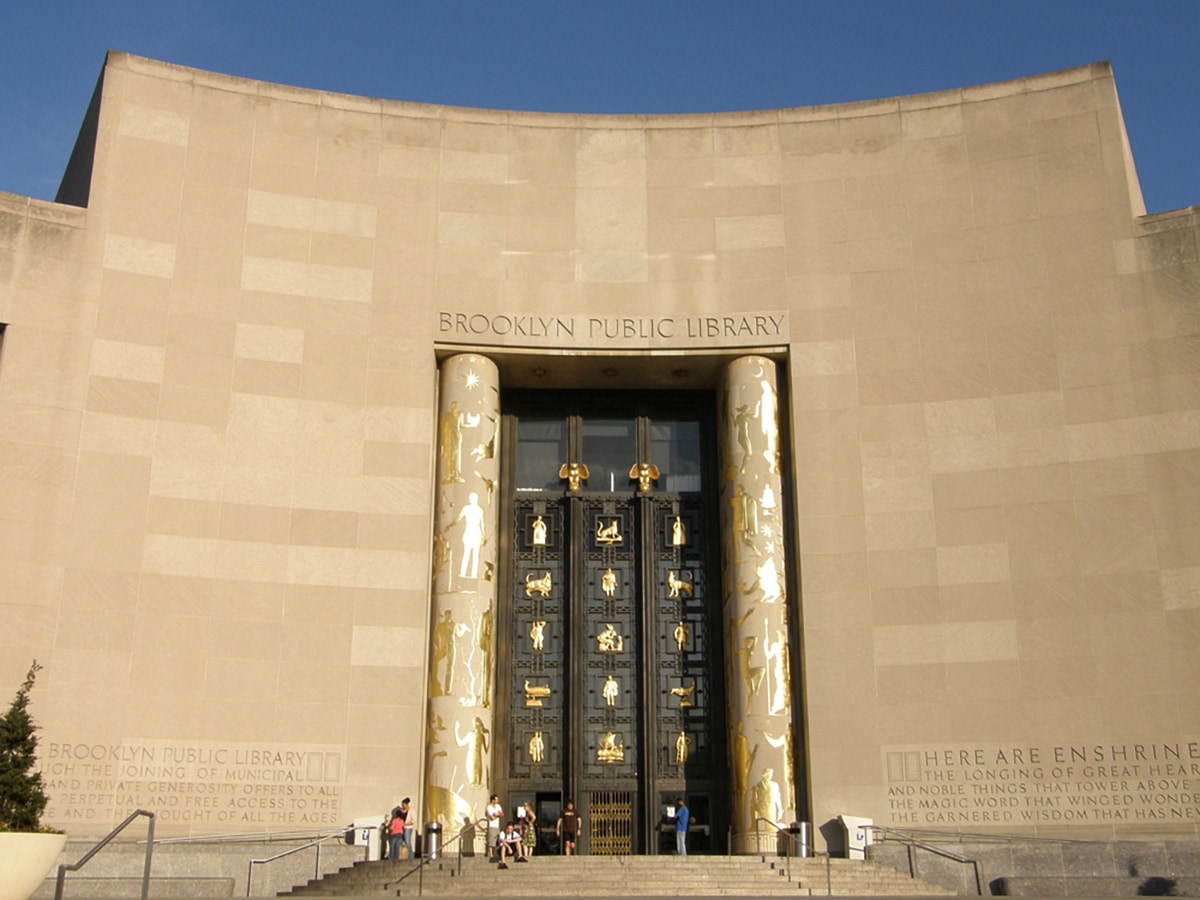 Brooklyn Public Library on Brooklyn Park Slope Walking Tour in New York City