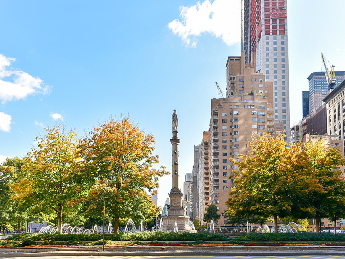 Columbus Circle in Manhattan on The Best of Midtown Walking Tour in New York City