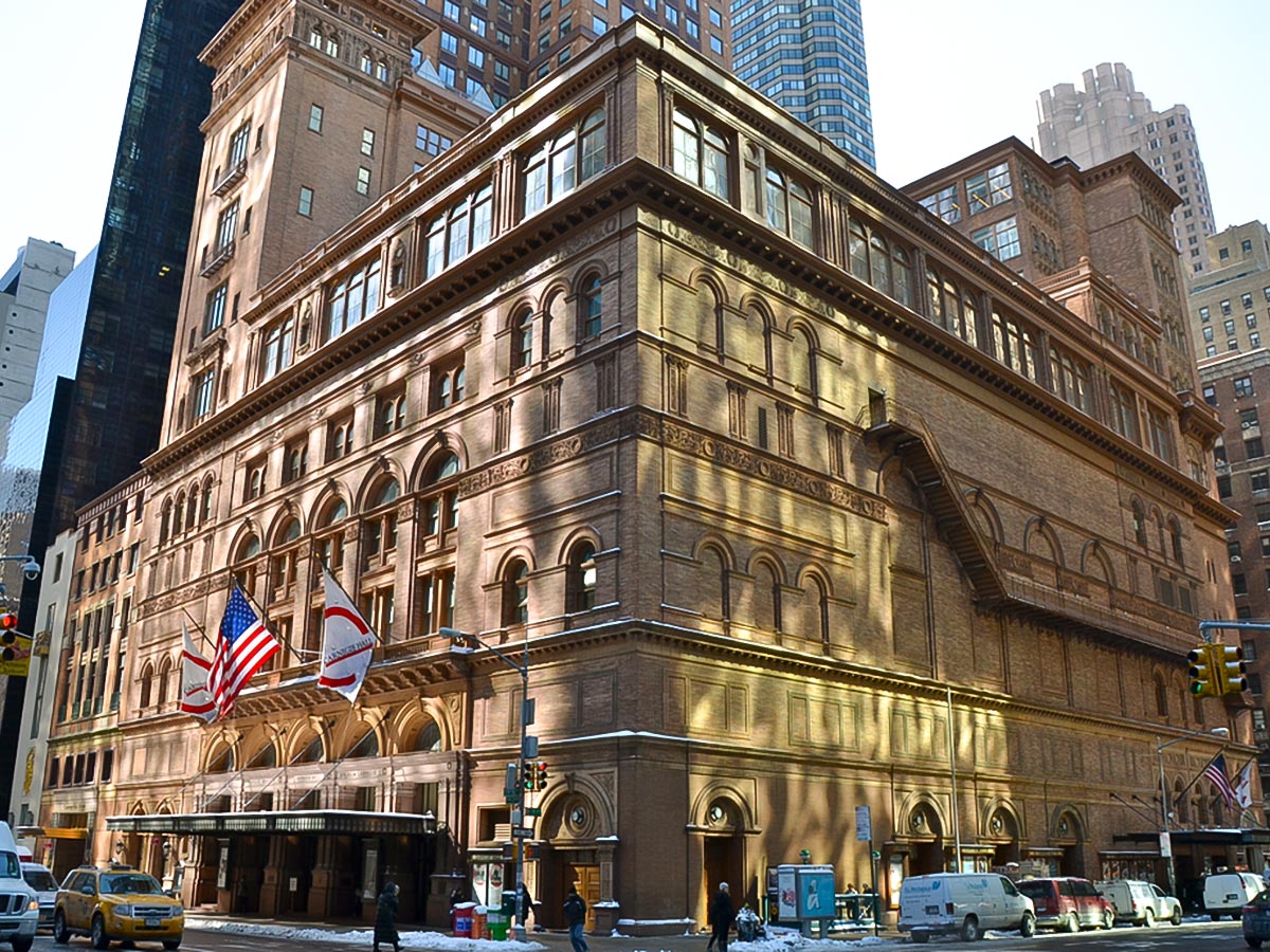 Carnegie Hall in Manhattan on The Best of Midtown Walking Tour in New York City