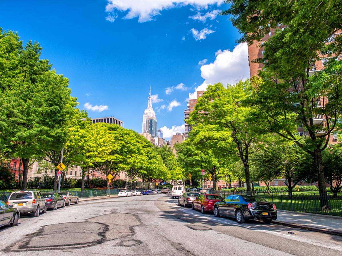 View from Gansevoort Street on Highline, Greenwich Village and Soho Walking Tour in New York City