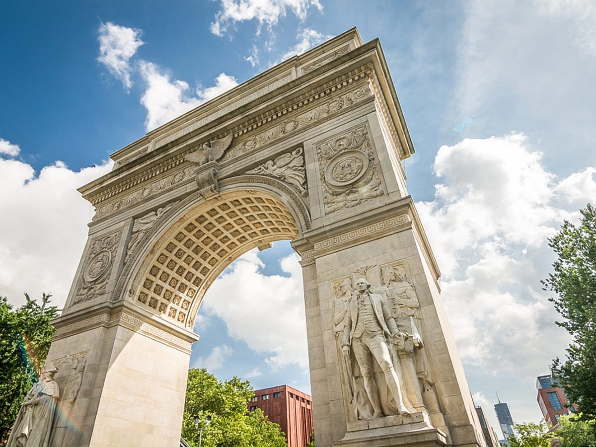 Washington Square Park on Highline, Greenwich Village and Soho Walking Tour in New York City