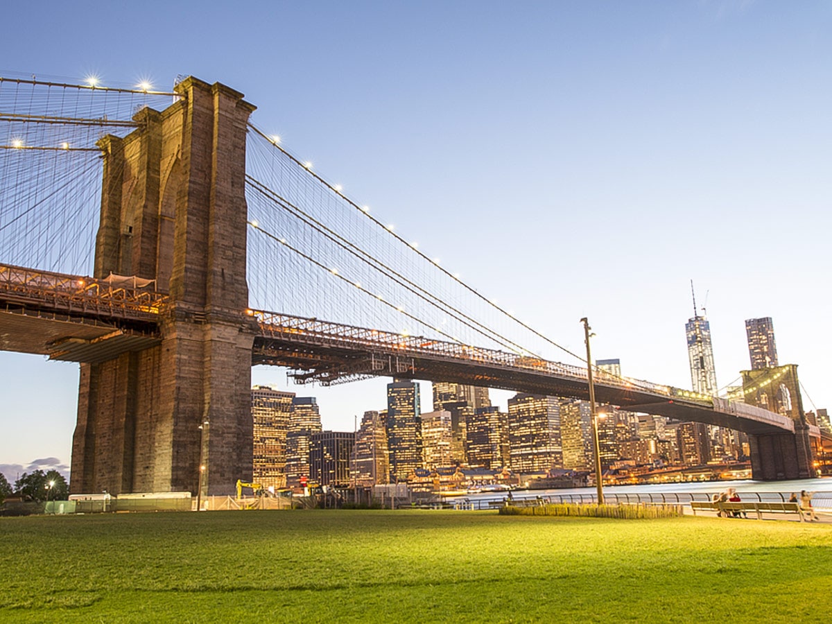 Brooklyn Bridge Park on Williamsburg Walking Tour in New York City