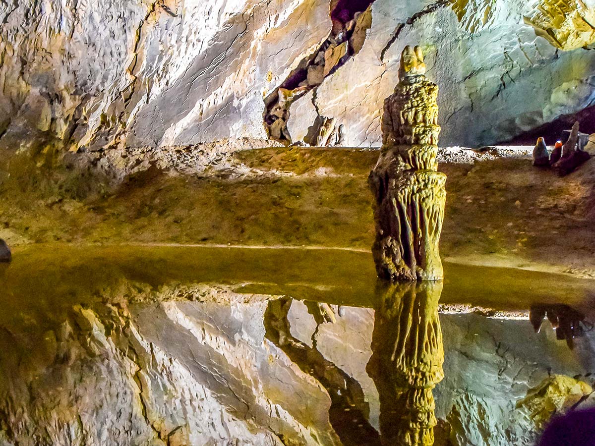 Views inside Belianska Cave