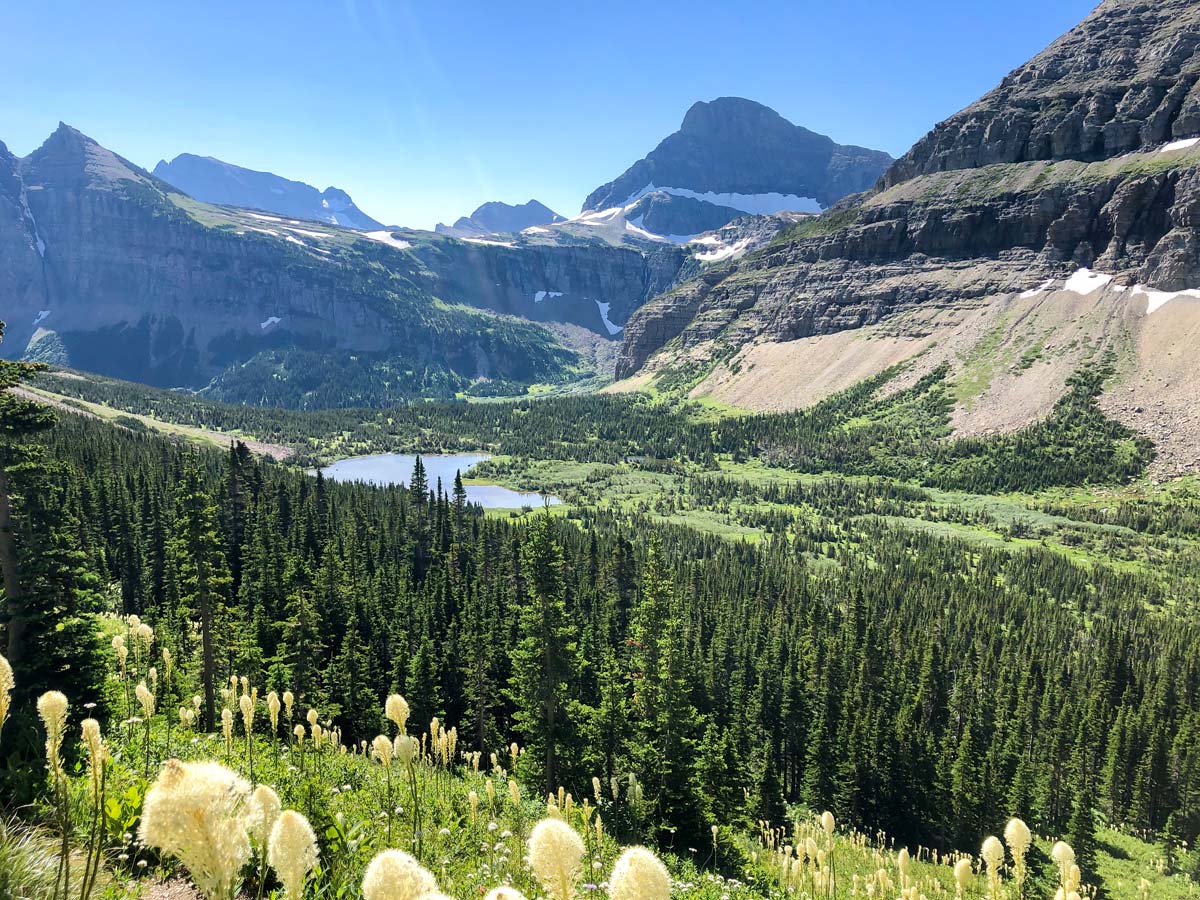 Views along North Circle Backpacking Trail in Glacier National Park