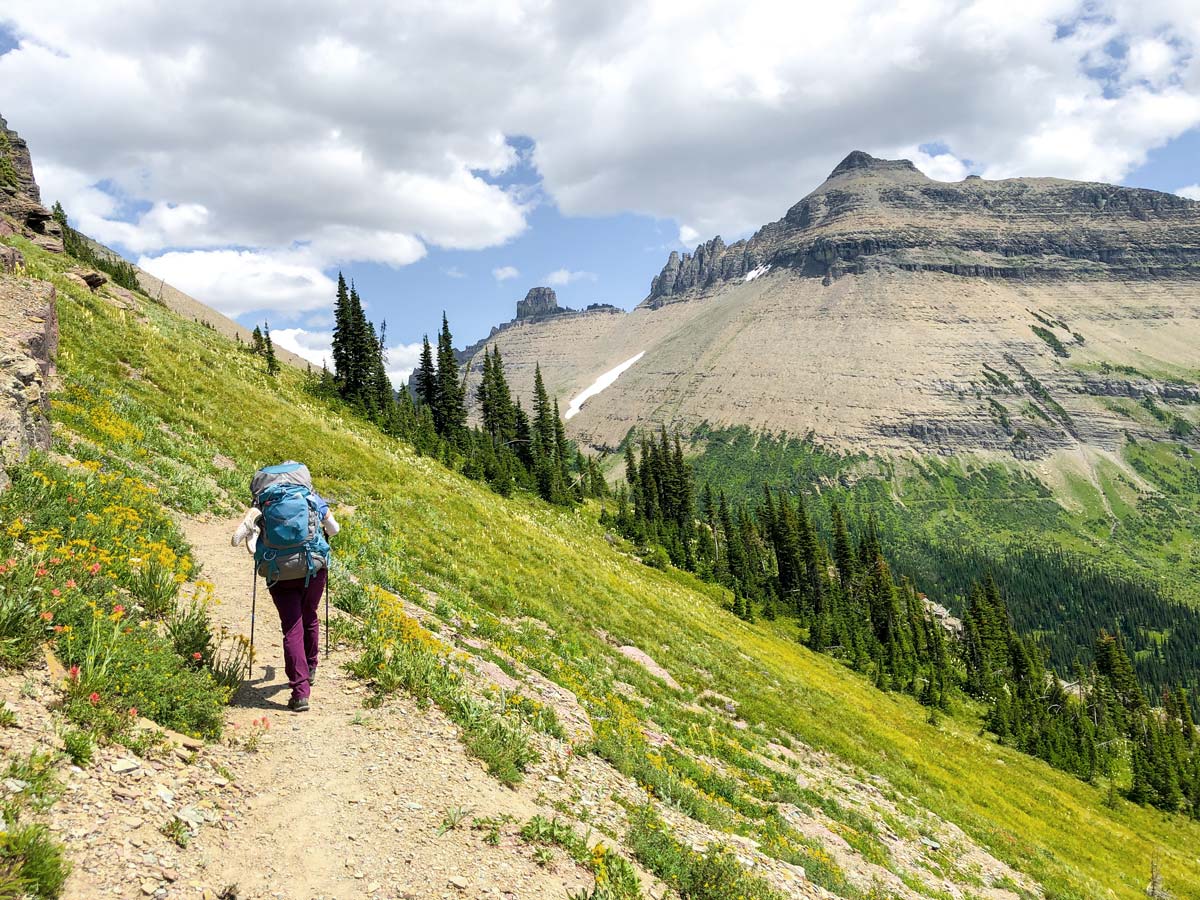 Day 5 on North Circle Backpacking Trail in Glacier National Park