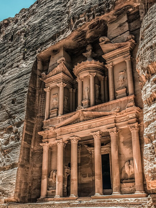 Carved in stone Petra Treasury