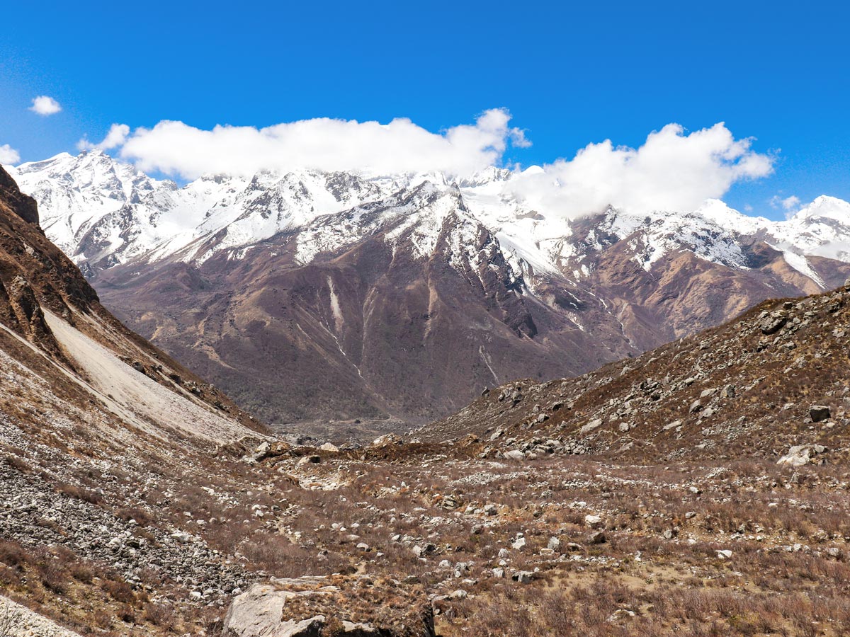 View from the Lirung Glacier