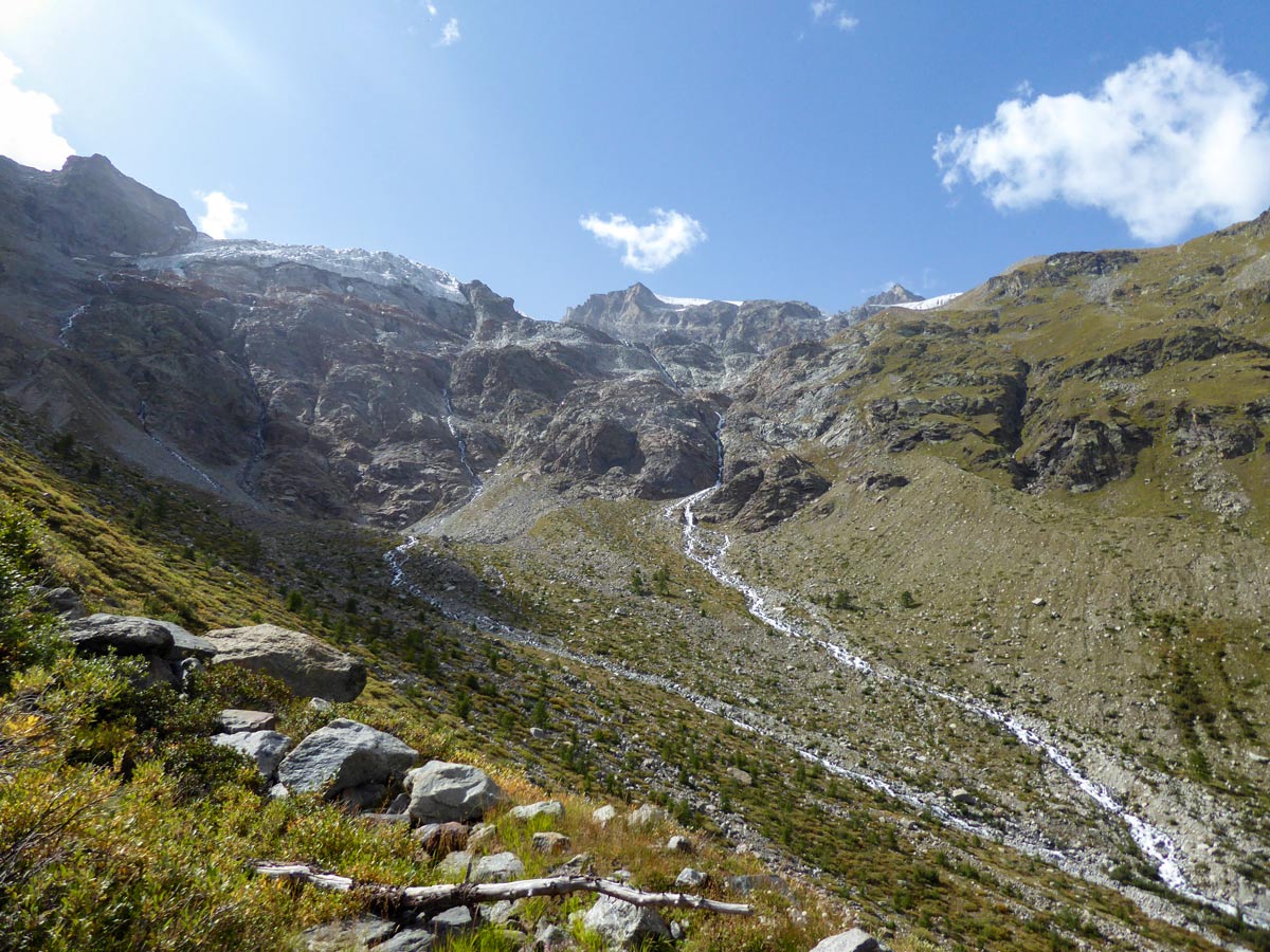 Valnontey River starts here (Views of Alpe Money hike in Gran Paradiso National Park)